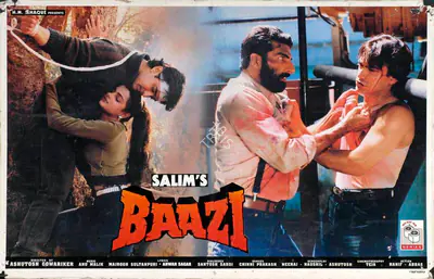 Salim (Producer), Baazi, 1995, Lobby Card