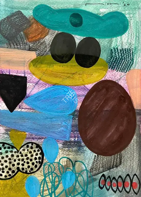 Nidhi Agarwal (Artist), The Incognito creatures, 2020, Painting