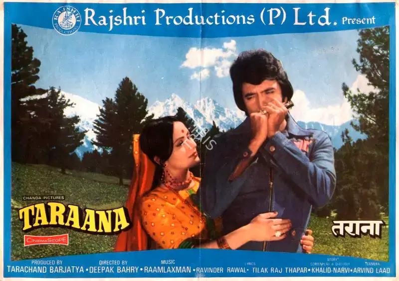 Tarachand Barjatya (Producer), Taraana, 1979, Song-Synopsis Booklet