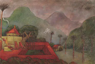 A.A. Raiba (Artist), Untitled, 1992, Painting
