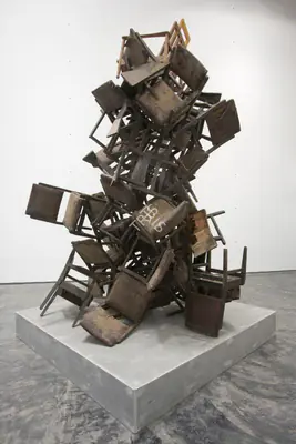 Mansoor Ali (Artist), Dance of Democracy, 2008, Sculpture