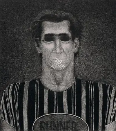 Rameshwar Broota (Artist), Jeeta, 1990, Painting