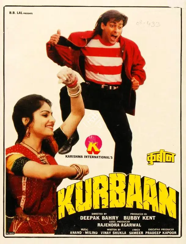 Bubby Kent (Producer), Kurbaan, 1991, Song-Synopsis Booklet
