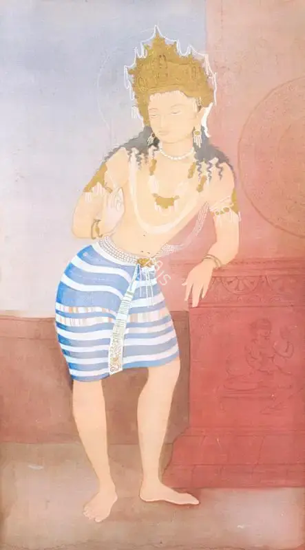 S.N. Banerjee (Artist), Princess Siddharth, Painting