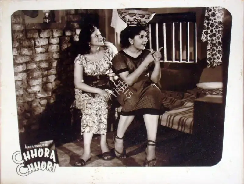 Kidar Sharma (Director), Chhora Chhori, 1955, Lobby Card