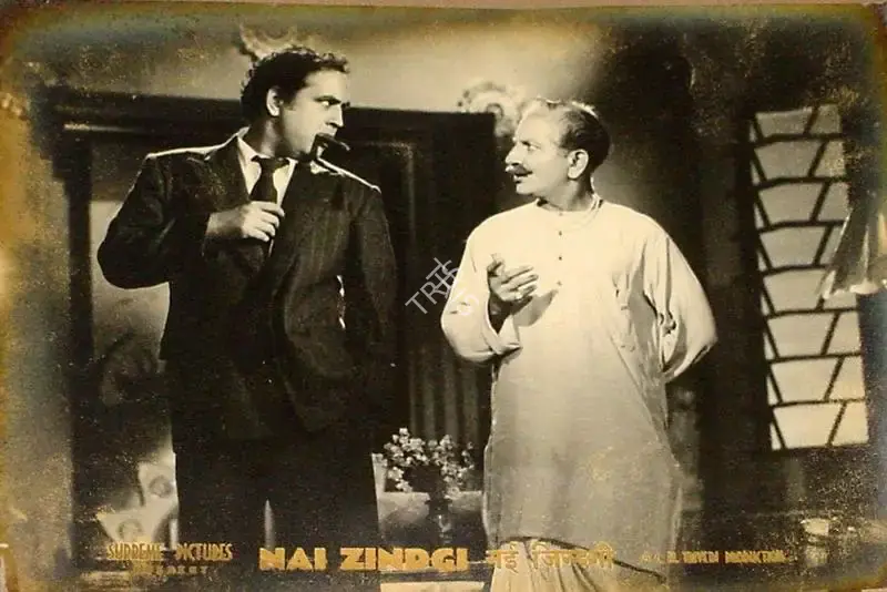 Chimanlal Trivedi (Producer), Nai Zindagi, 1951, Lobby Card