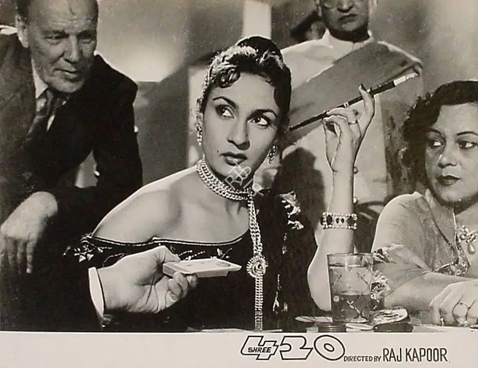 Radhu Karmakar (Cinematographer), Shree 420, 1955, Lobby Card
