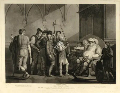 After James Dunro (Artist), (Second Part of) King Henry the Fourth, 1798, Aquatint