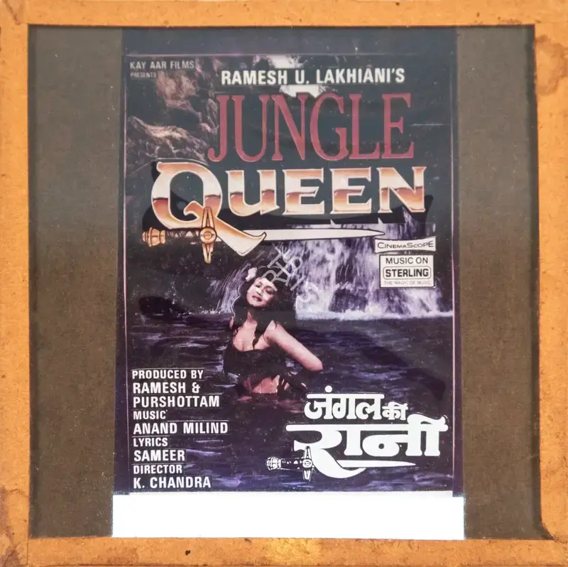 Ramesh Lakhiani (Producer), Jungle Ki Rani, 1991, Glass Slide