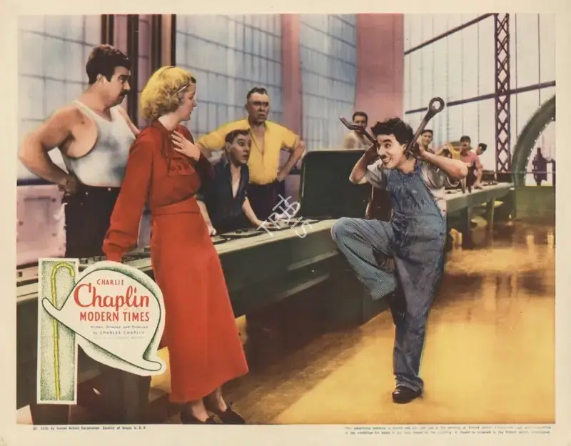 Ira H. Morgan (Cinematographer), Modern Times, 1936, Lobby Card