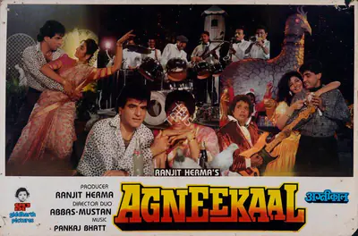 Ranjit Herma (Producer), Agneekaal, 1990, Lobby Card