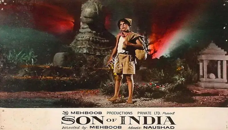 Mehboob (Producer), Son Of India, 1962, Lobby Card