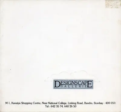 Designscape Gallerie (Organiser), An Exhibition of Paintings, 1993, Group Exhibition Invitation