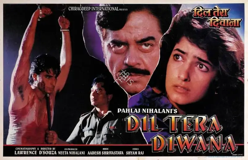 Pahlaj Nihalani (Producer), Dil Tera Diwana, 1996, Lobby Card