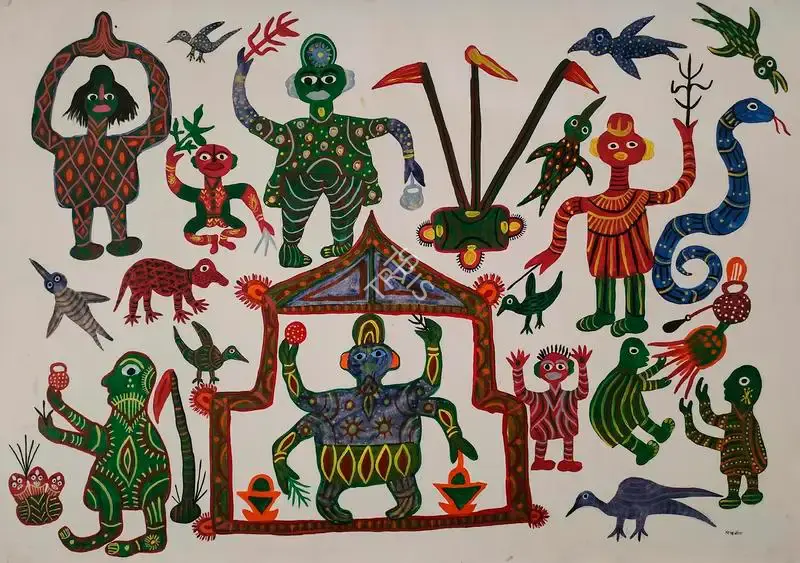 Rinku Baiga (Artist), Untitled, Painting