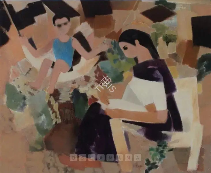 N.S. Bendre (Artist), Mother, Painting