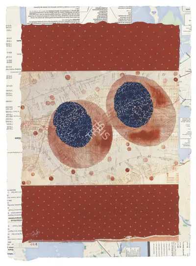 Talha Rathore (Artist), Seeking, Seeping, Spreading VII, 2007, Painting