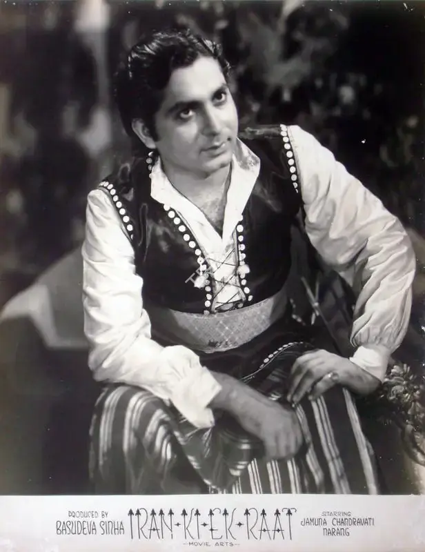 Basudev Sinha (Producer), Iran Ki Ek Raat, 1949, Lobby Card