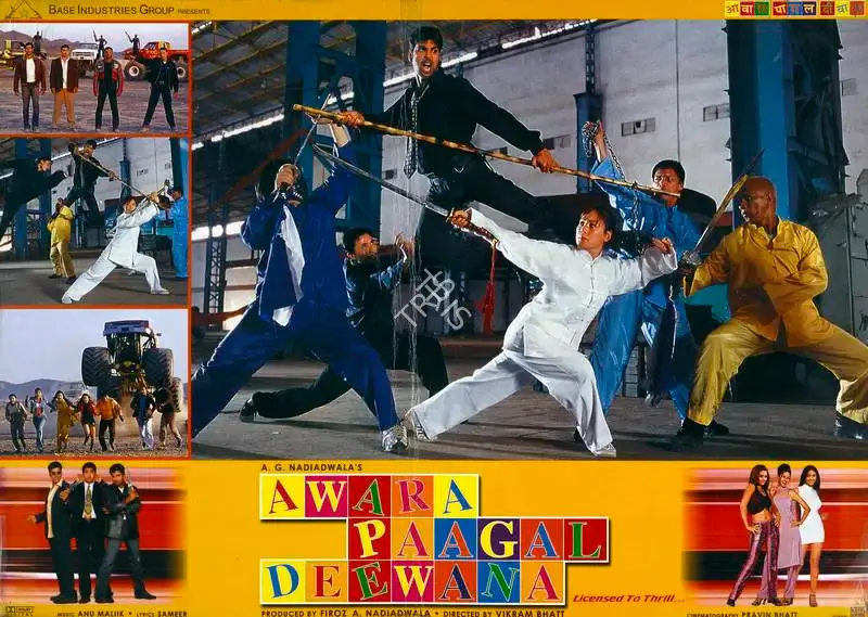 Firoz A. Nadiadwala (Producer), Awara Paagal Deewana, 2002, Lobby Card