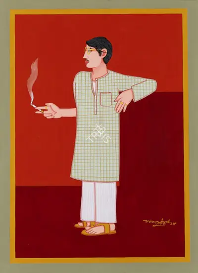 Lalu Prasad Shaw (Artist), Untitled, 2013, Painting