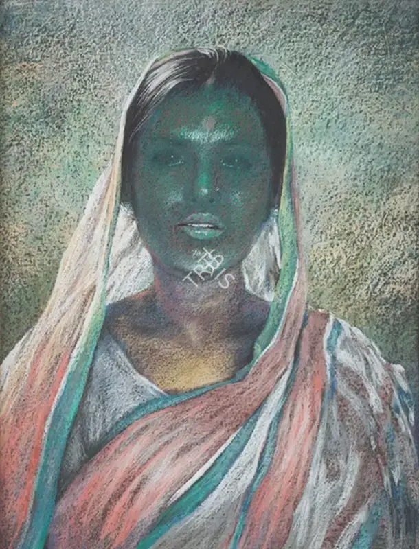 Bikash Bhattacharjee (Artist), Untitled, 1984, Drawing