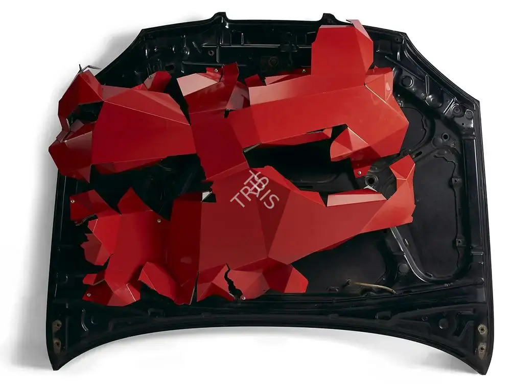 Asim Waqif (Artist), Collapse Analysis: Idlib, 2019, Sculpture