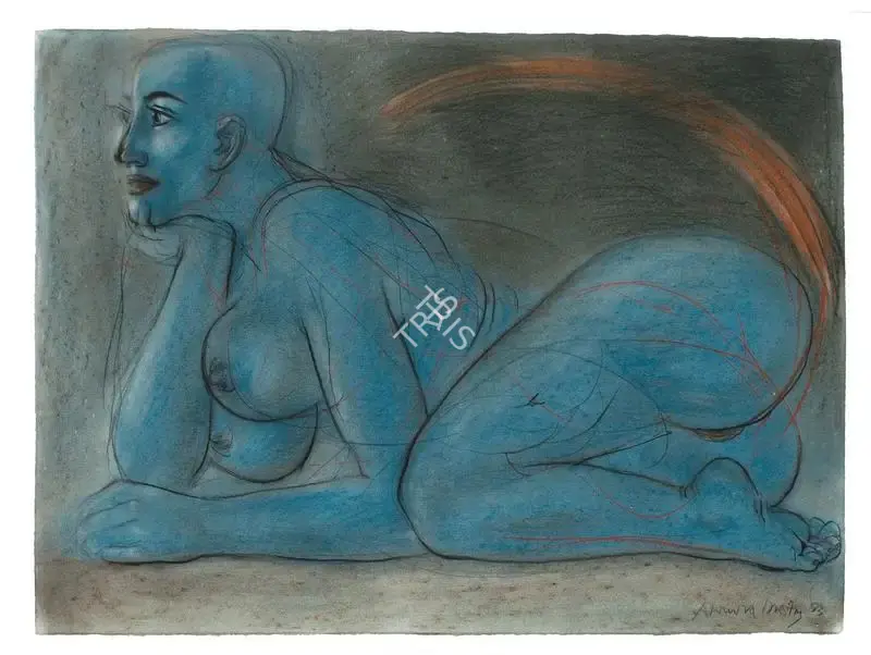 Mistry, Dhruva (Artist). Untitled, 1983 | Painting, Pu.Mum/11.04.19, 2019 · Pundole
