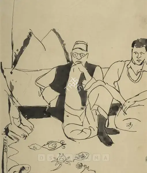 Nasreen Mohamedi (Artist), Untitled, 1951, Drawing