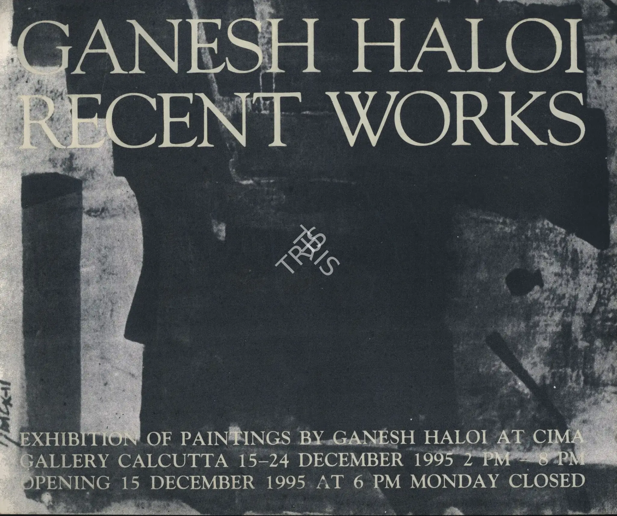 Ganesh Haloi (Artist), Ganesh Haloi, 1995, Solo Exhibition Invitation