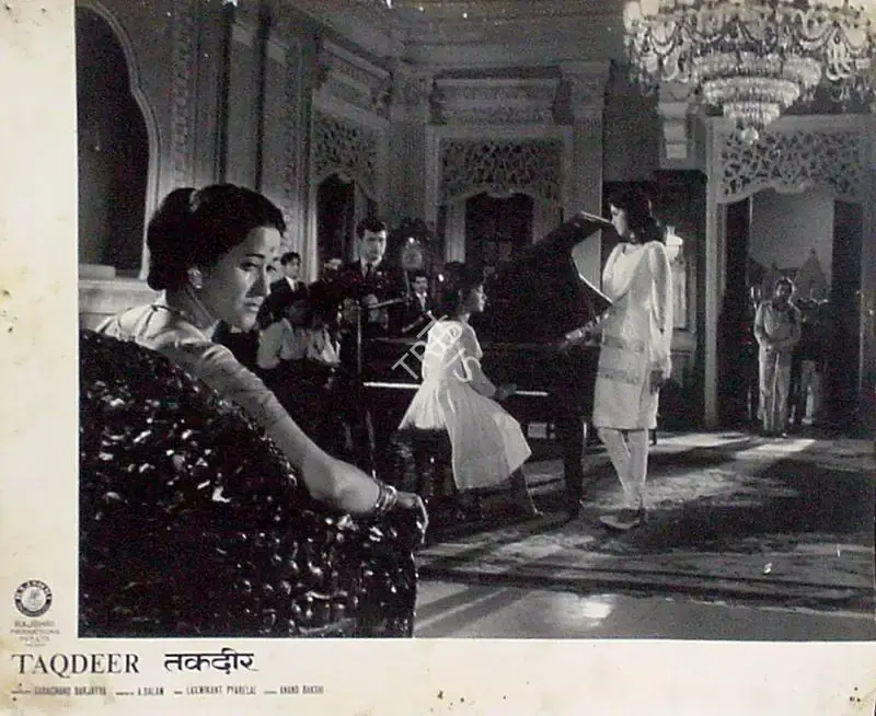 Tarachand Barjatya (Producer), Taqdeer, 1967, Lobby Card