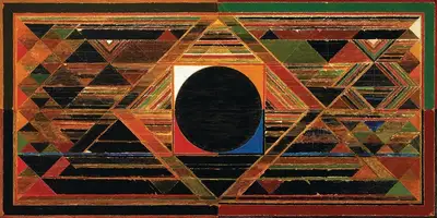 S.H. Raza (Artist), Gestation, 1989, Painting