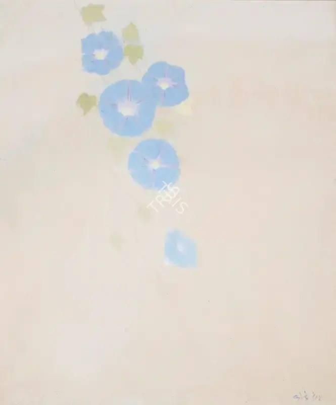 N.S. Bendre (Artist), Untitled (Morning Glory), 1974, Painting