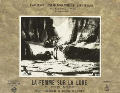 Curt Courant (Cinematographer), Woman in the Moon, 1929, Photographic Still Mounted on Lobby Card