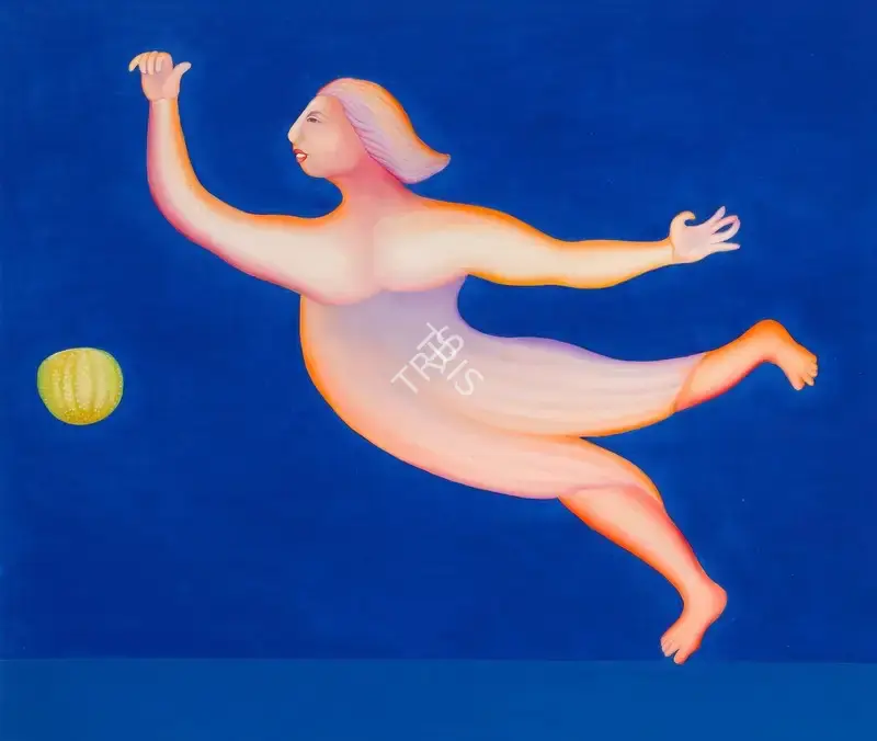 Bawa, Manjit (Artist). Untitled (Sohni), 1992 | Painting, 2022 · Sotheby's