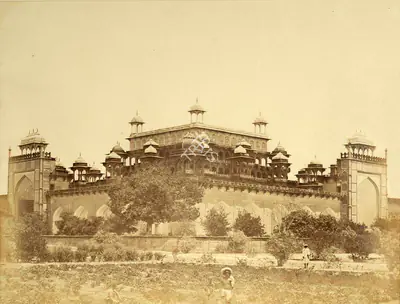 Felice Beato (Photographer), Akbar's Tomb, Secundra, Agra, 1859, Antiquarian Photograph