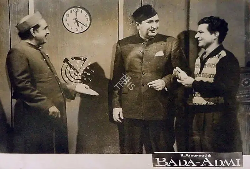 K. Amarnath (Producer), Bada Admi, 1961, Lobby Card