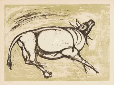 Tyeb Mehta (Artist), Kultura, 1957, Graphic Art