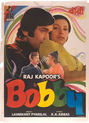 Raj Kapoor (Producer), Bobby, 1973, Full Sheet Poster