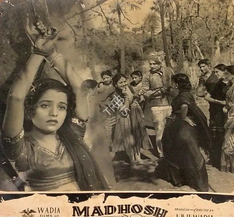 R.D. Mathur (Cinematographer), Madhosh, 1951, Lobby Card