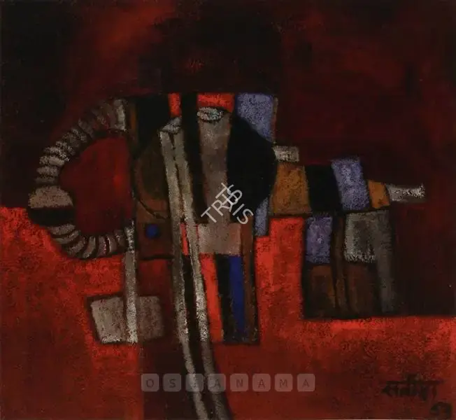 Satish Gujral (Artist), Gas Plant, 1963, Painting