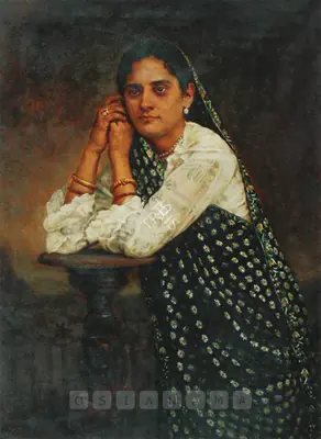 M.F. Pithawala (Artist), Parsi Lady, 1920, Painting