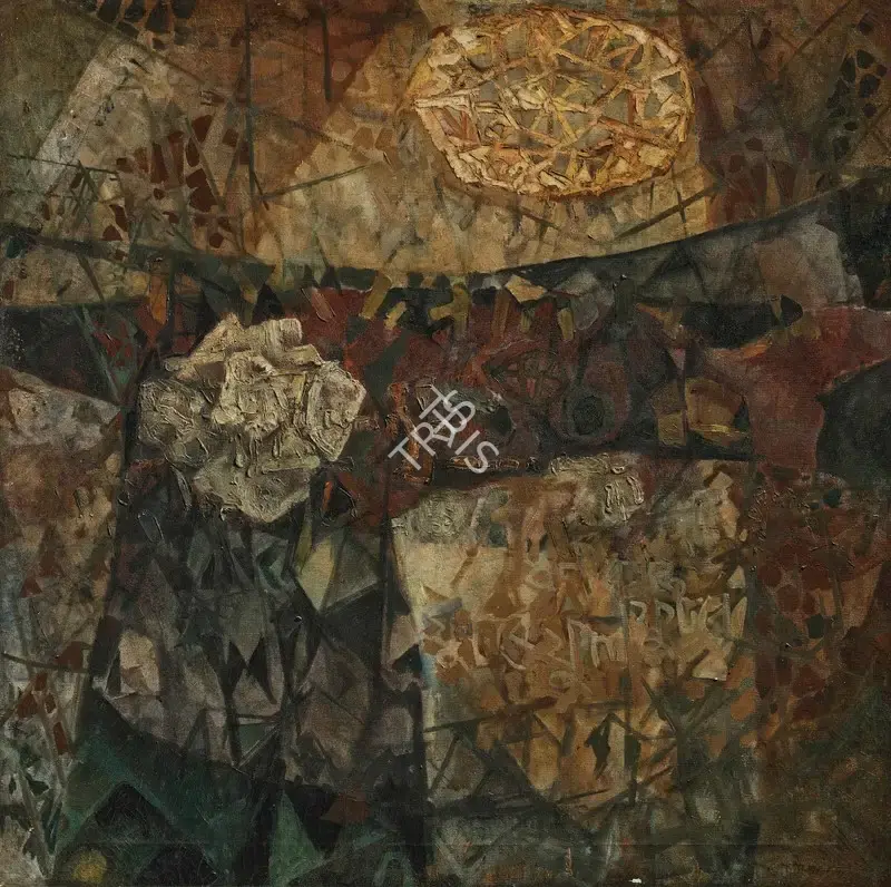 Ray, Shyamal Dutta (Artist). The White Rose, c. early 1960s | Painting, Ch.NeY/23.03.22, 2022 · Christie's