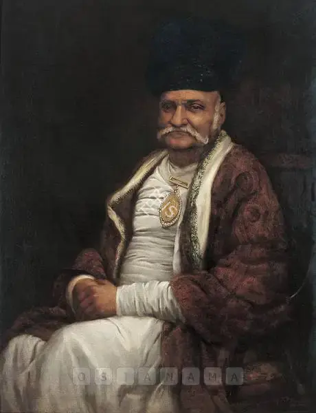M.F. Pithawala (Artist), Portrait Of Sir Jamshedji Jijibhai, 1910, Painting