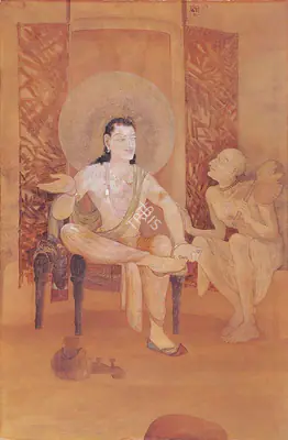 D.S. Bhattacharya (Artist), After Renunciation, 1930, Painting
