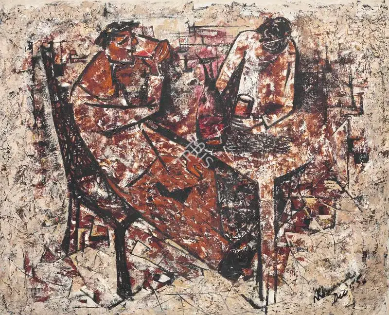 Krishen Khanna (Artist), Untitled, 1955, Painting