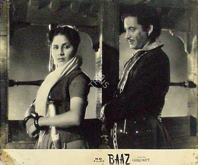 V.K. Murthy (Cinematographer), Baaz, 1953, Lobby Card