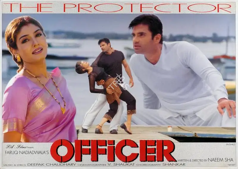 Faruq Nadiadwala (Producer), Officer, 2001, Lobby Card