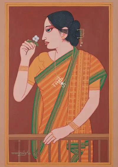 Lalu Prasad Shaw (Artist), Untitled, 2010, Painting