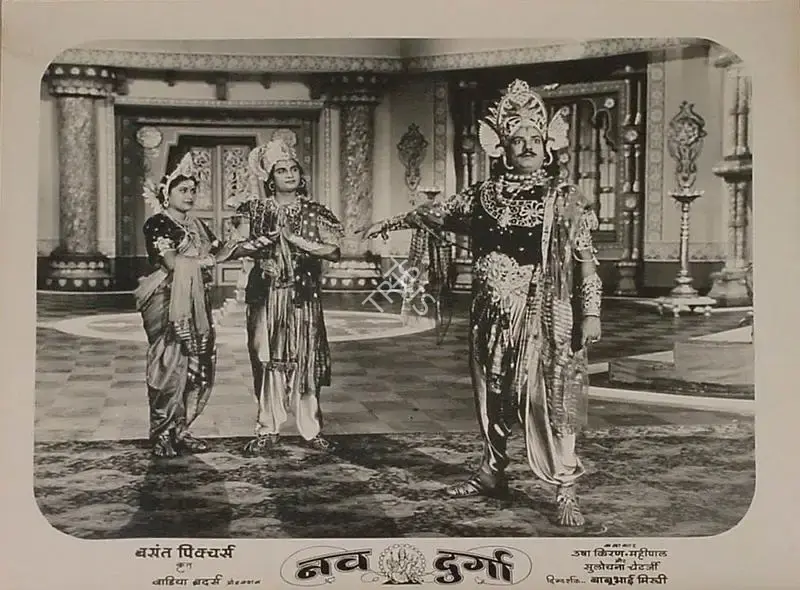 Homi Wadia (Producer), Nav Durga, 1953, Lobby Card
