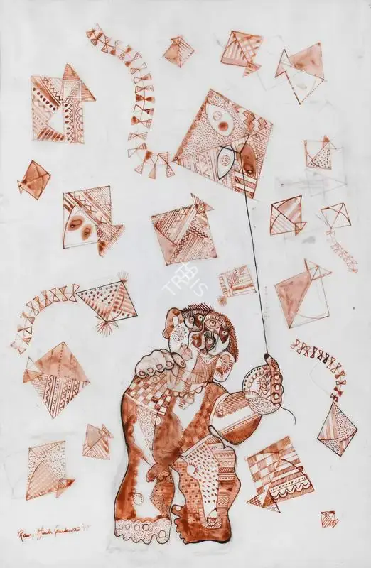 Ranjitsinhrao Gaekwad (Artist), Untitled, 1997, Painting